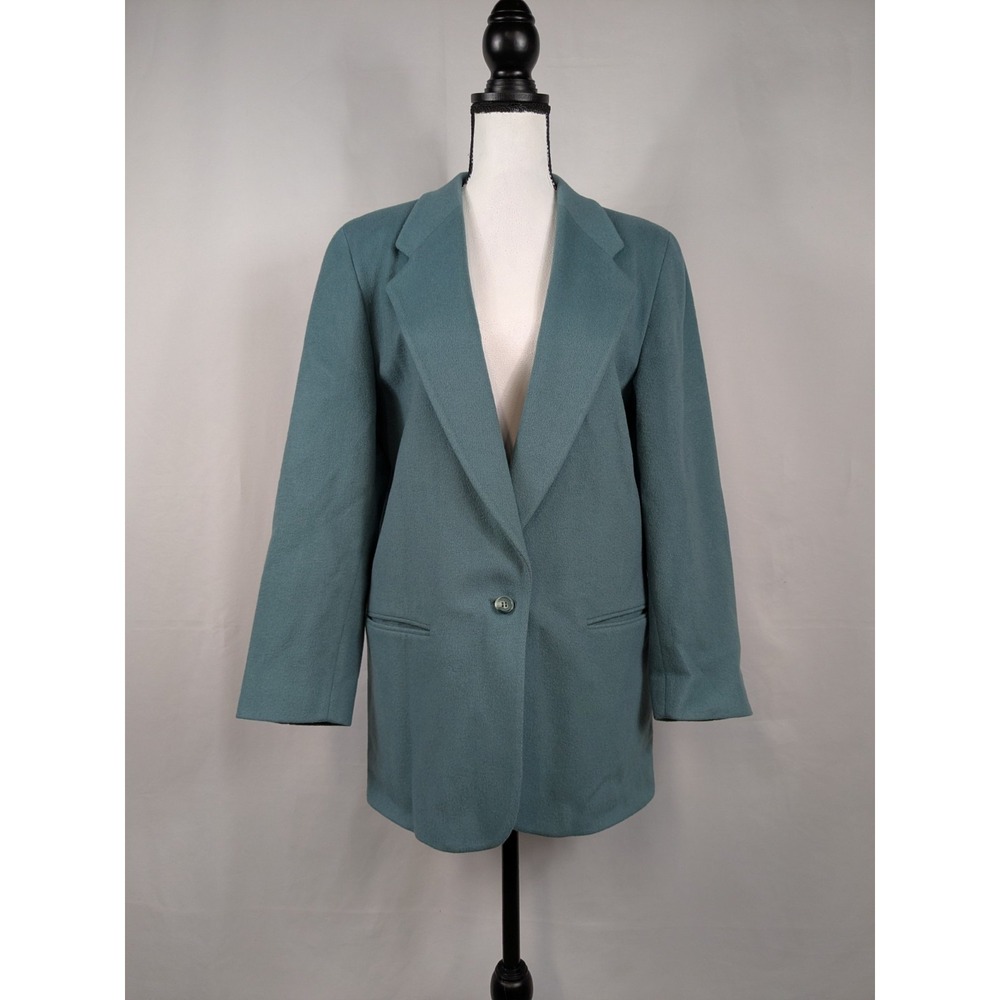 L.L. Bean Blazer Vtg Wool Blend Lined Size 10R Old Money Minimalist Luxury 2975